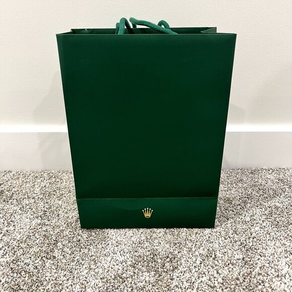 Rolex Other - Rolex Paper Shopping Bag Authentic 10.5" x 8"